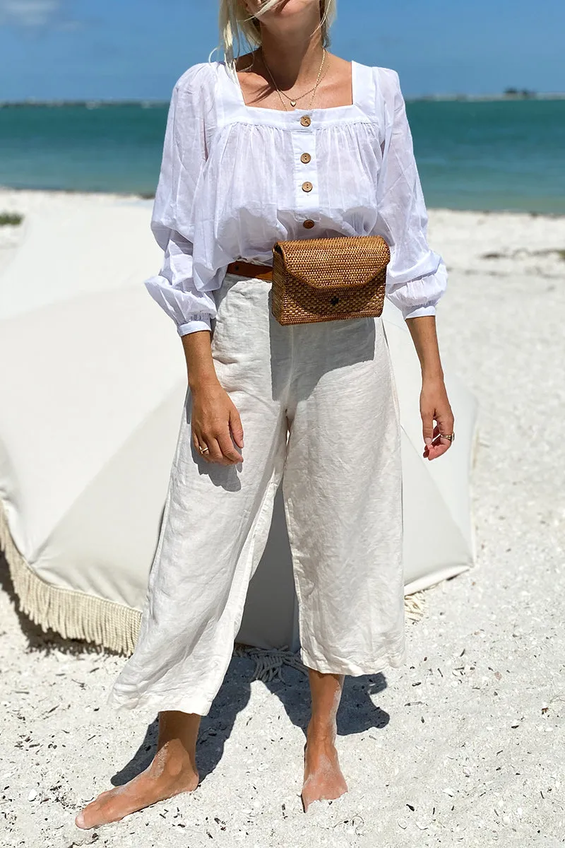 Laurent Blouse - White Organic sold by Emerson Fry product image thumbnail 5