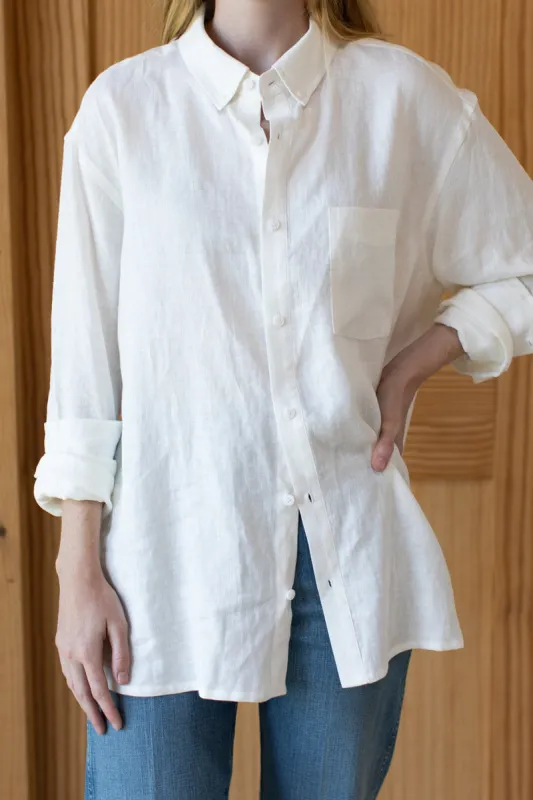 Ryan Shirt - Oyster Linen sold by Emerson Fry