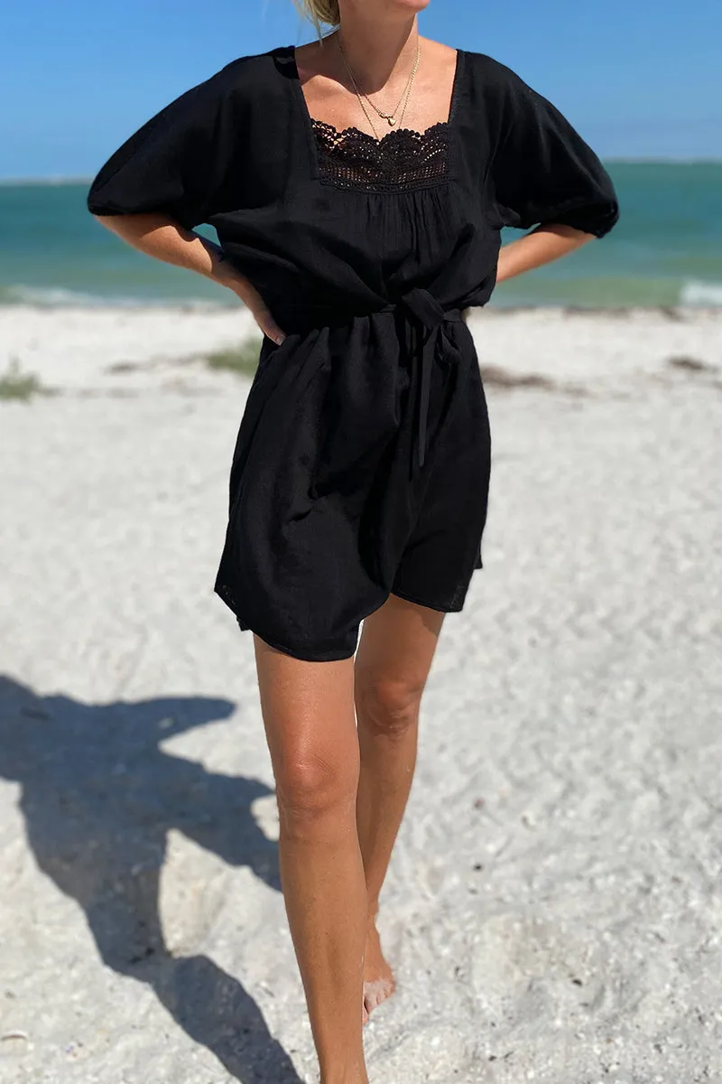 Rosemary Dress - Black Organic sold by Emerson Fry