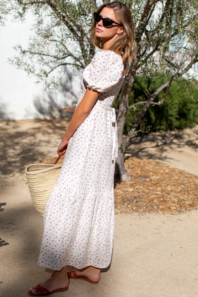 Luie Maxi Dress - Anne Flowers Arctic Pink sold by Emerson Fry product image thumbnail 2
