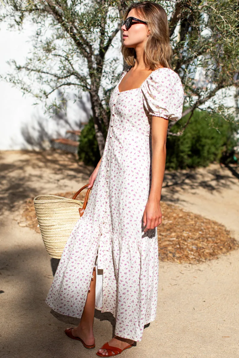 Luie Maxi Dress - Anne Flowers Arctic Pink sold by Emerson Fry product image thumbnail 3