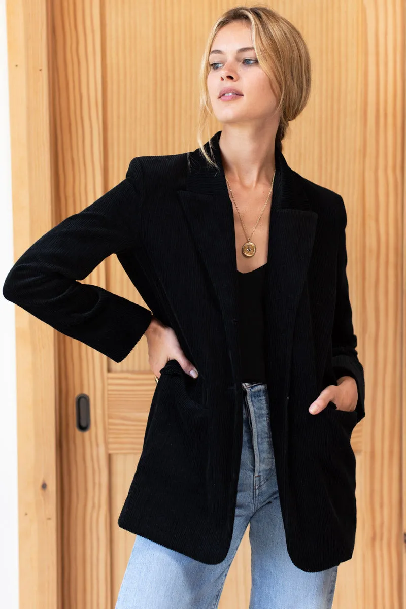 Dylan Jacket - Black Corduroy sold by Emerson Fry product image thumbnail 4