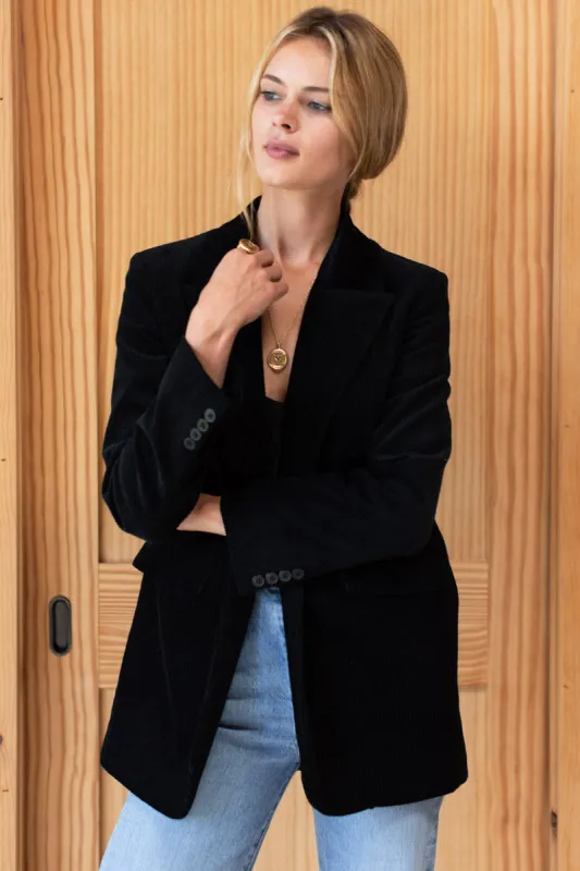 Dylan Jacket - Black Corduroy sold by Emerson Fry