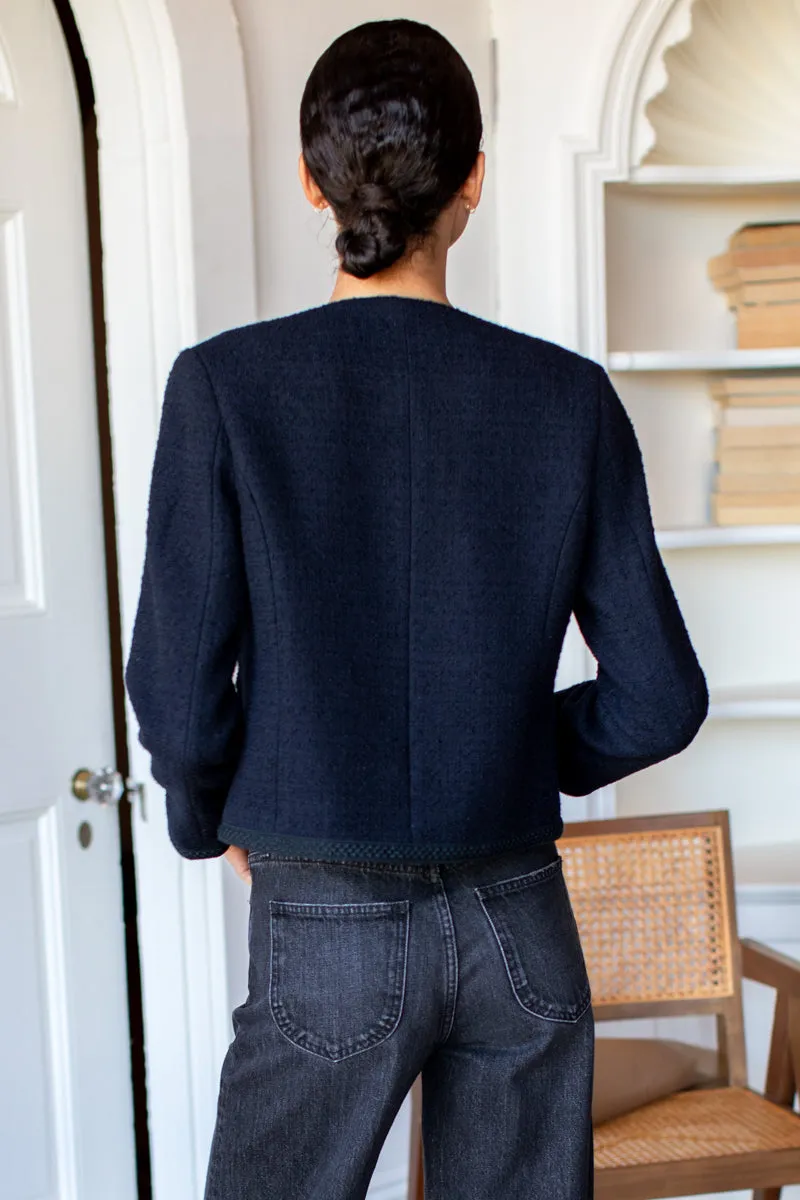 Tweed Jacket - Midnight sold by Emerson Fry product image thumbnail 4