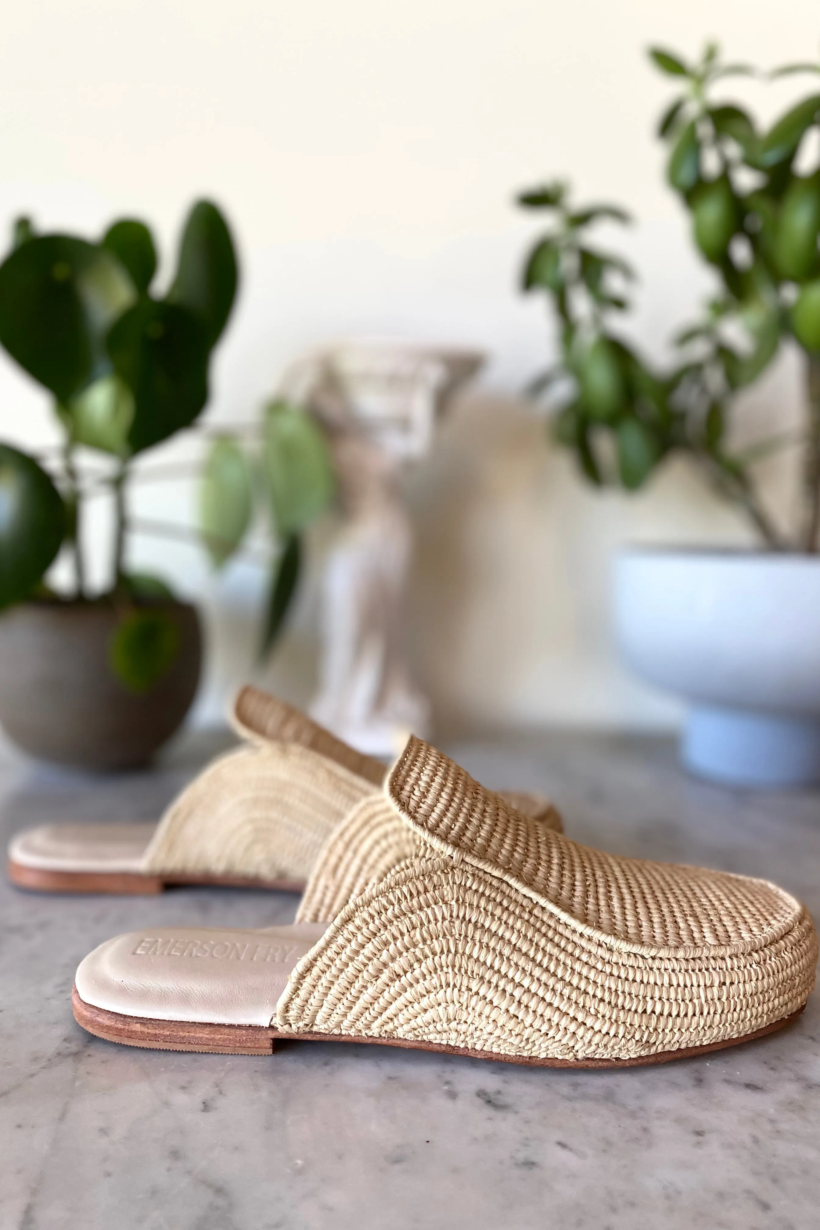 Woven Slide 2 - Natural sold by Emerson Fry