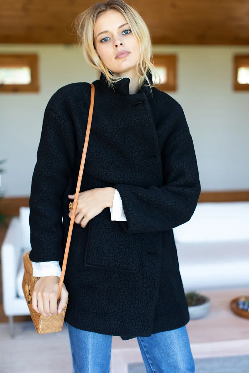 Henry Coat - Teddy Bear Black sold by Emerson Fry product image thumbnail 3