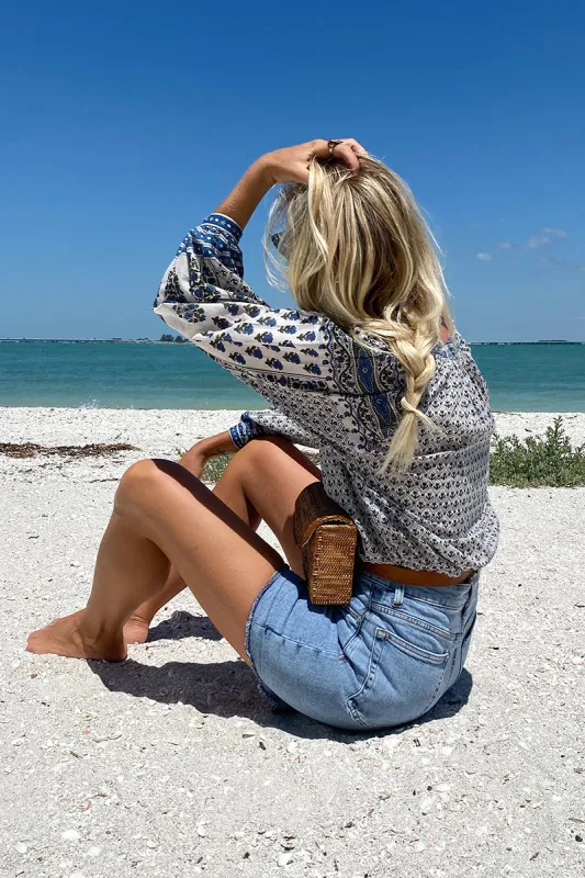 Heritage Top - Indigo Organic sold by Emerson Fry