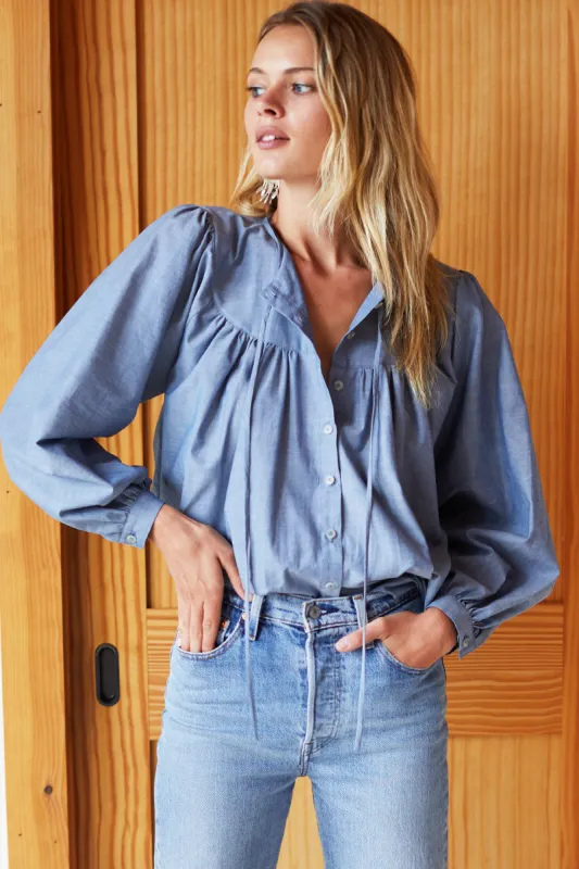 Poet Blouse - Chambray sold by Emerson Fry