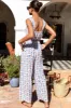 Printed Pant - Indienne Flowers Blue sold by Emerson Fry