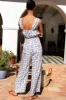 Printed Pant - Indienne Flowers Blue sold by Emerson Fry