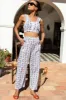 Printed Pant - Indienne Flowers Blue sold by Emerson Fry
