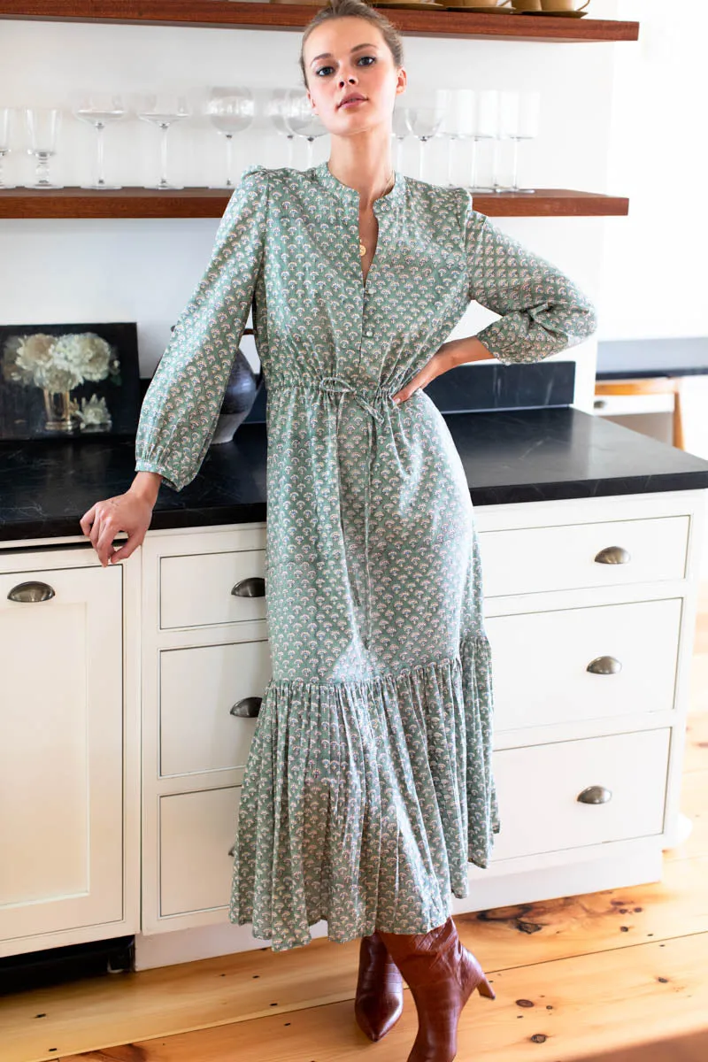 Frances 3 Dress - Day Flowers Juniper Organic sold by Emerson Fry product image thumbnail 2