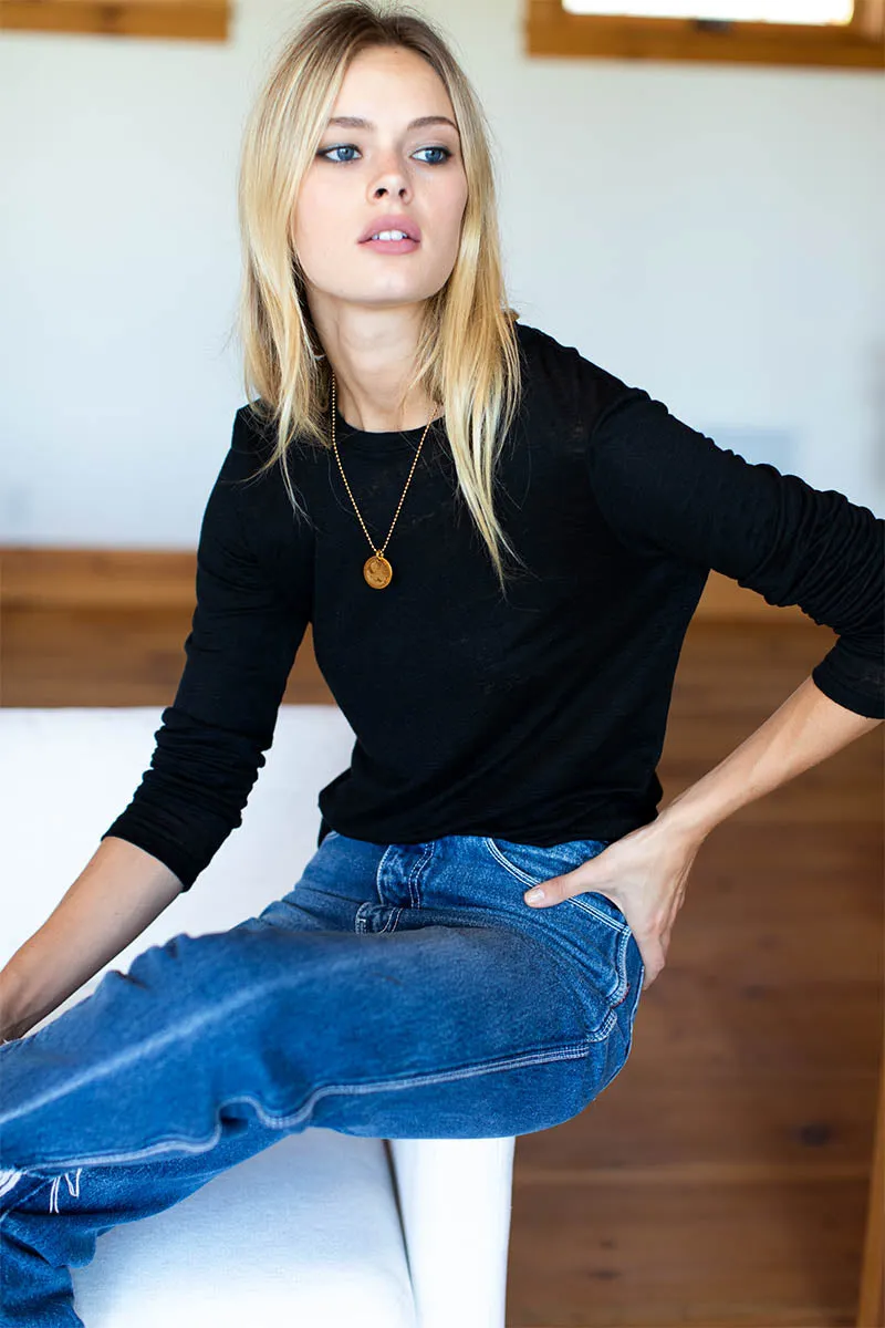 Emerson Crewneck - Black Linen sold by Emerson Fry product image thumbnail 4