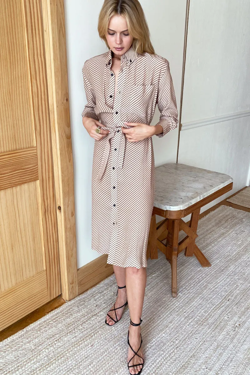 Ry Shirtdress - Idun Stripes Ginger Polar sold by Emerson Fry product image thumbnail 3