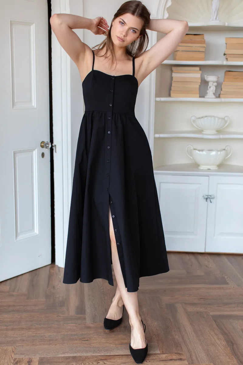 Florentina Dress - Black Organic sold by Emerson Fry product image thumbnail 2