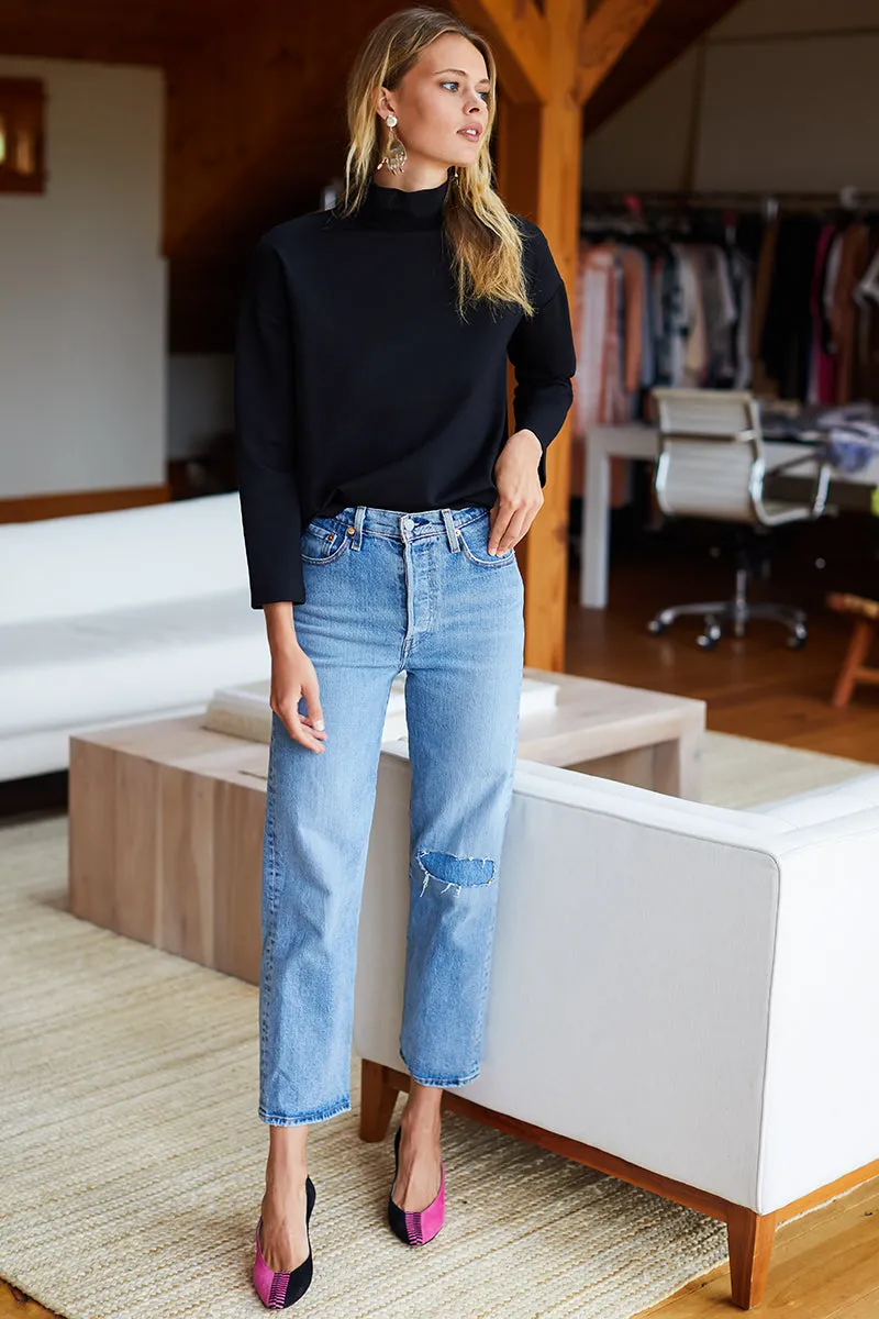 Edie Top - Black Ponte sold by Emerson Fry product image thumbnail 4