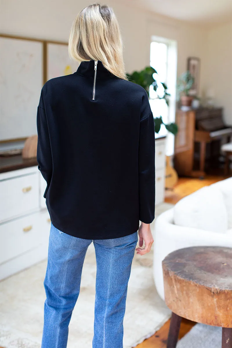 Edie Top - Black Ponte sold by Emerson Fry product image thumbnail 5