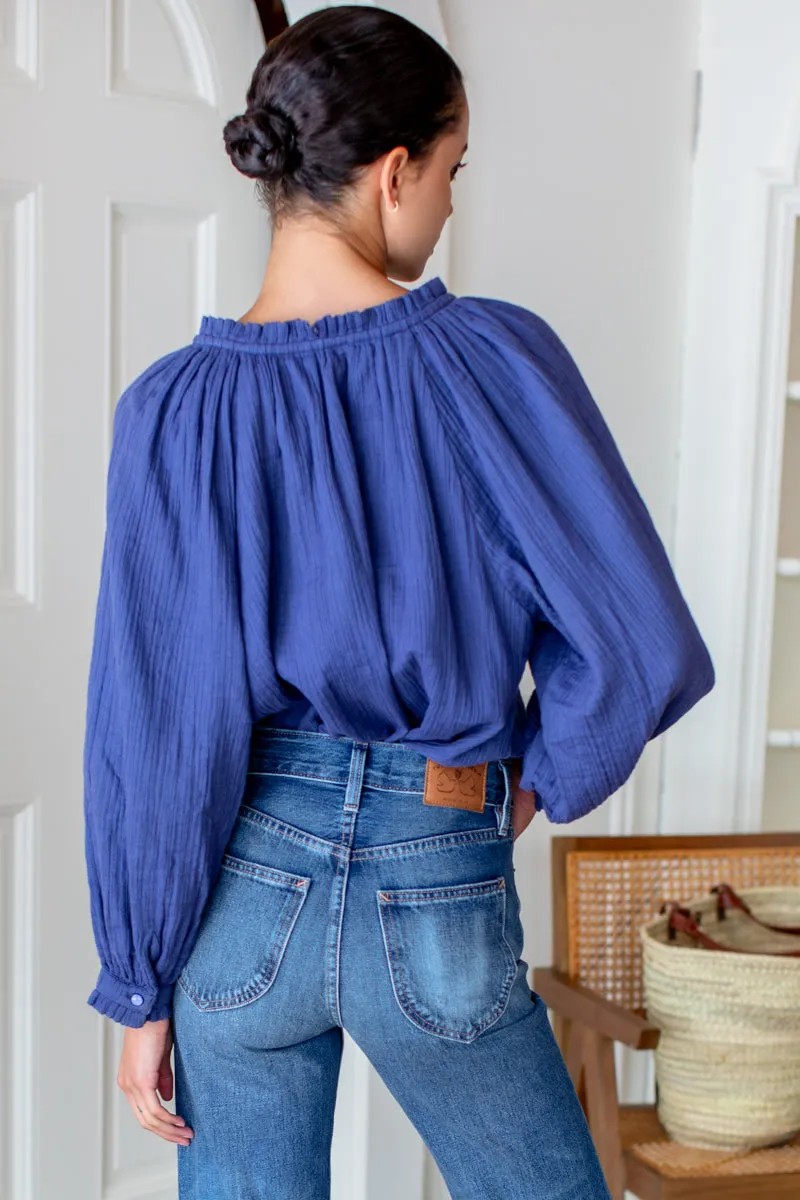 Soft Shirt - Blue Indigo Crinkle Organic sold by Emerson Fry product image thumbnail 4