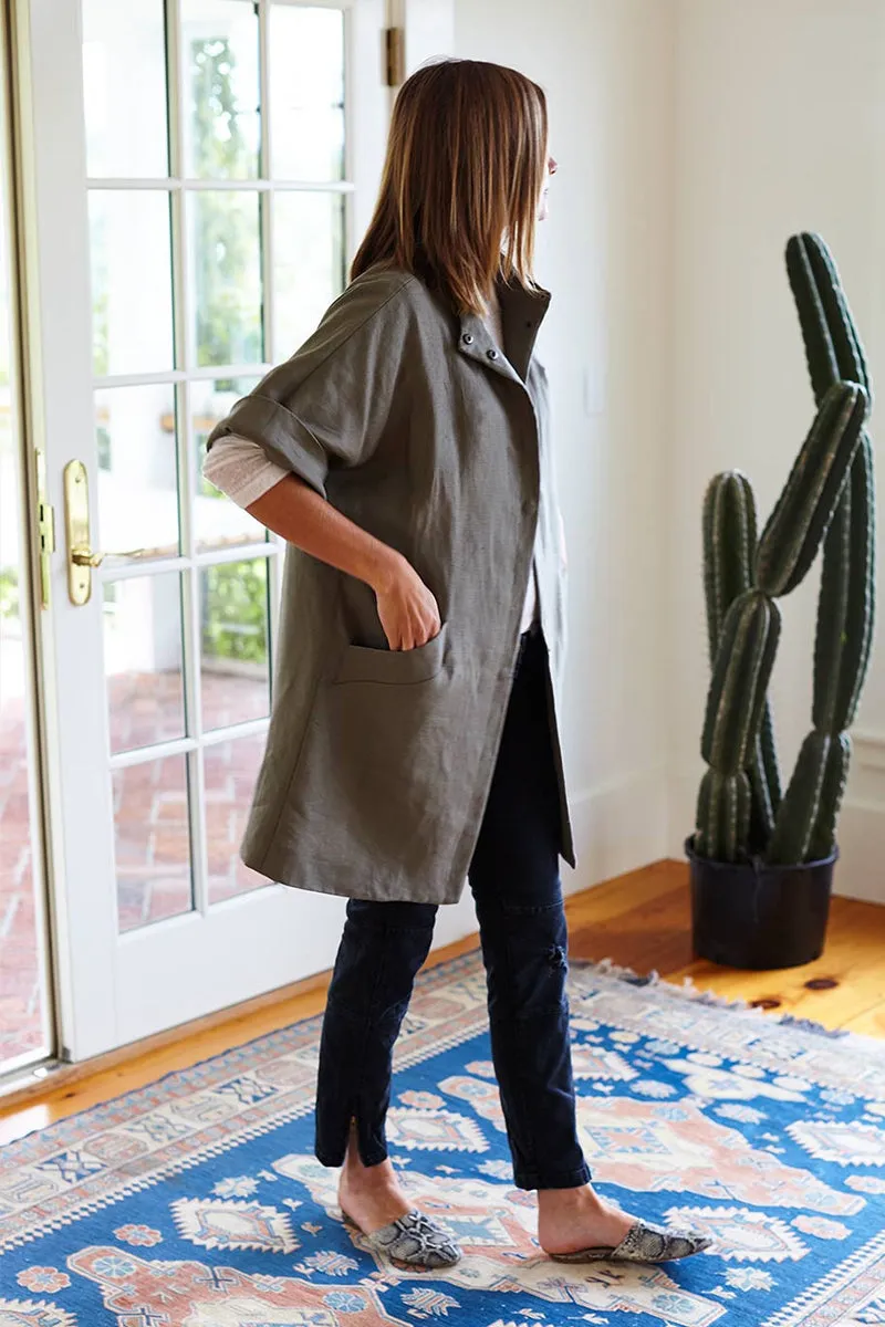 All Season Topper - Army Linen sold by Emerson Fry product image thumbnail 2