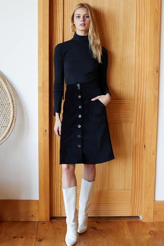 Margot Skirt - Black sold by Emerson Fry