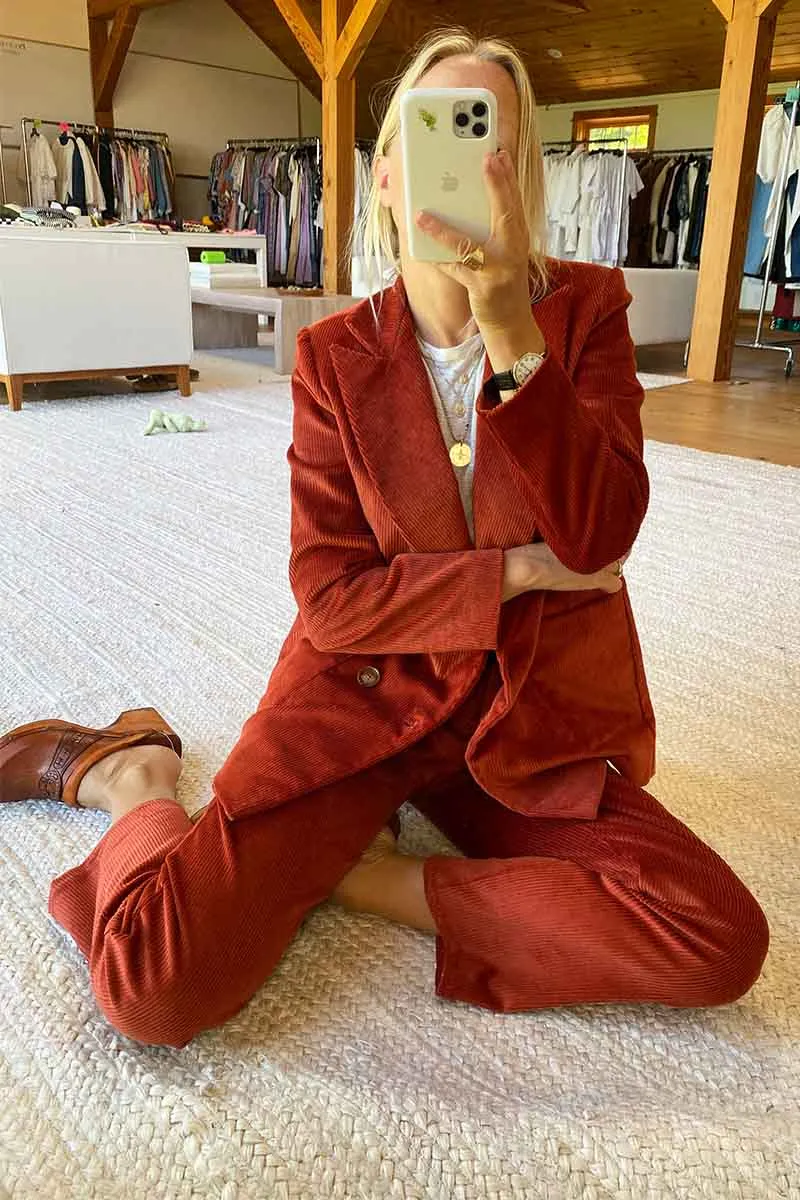 4 Button Blazer - Cinnamon Corduroy Organic sold by Emerson Fry product image thumbnail 3