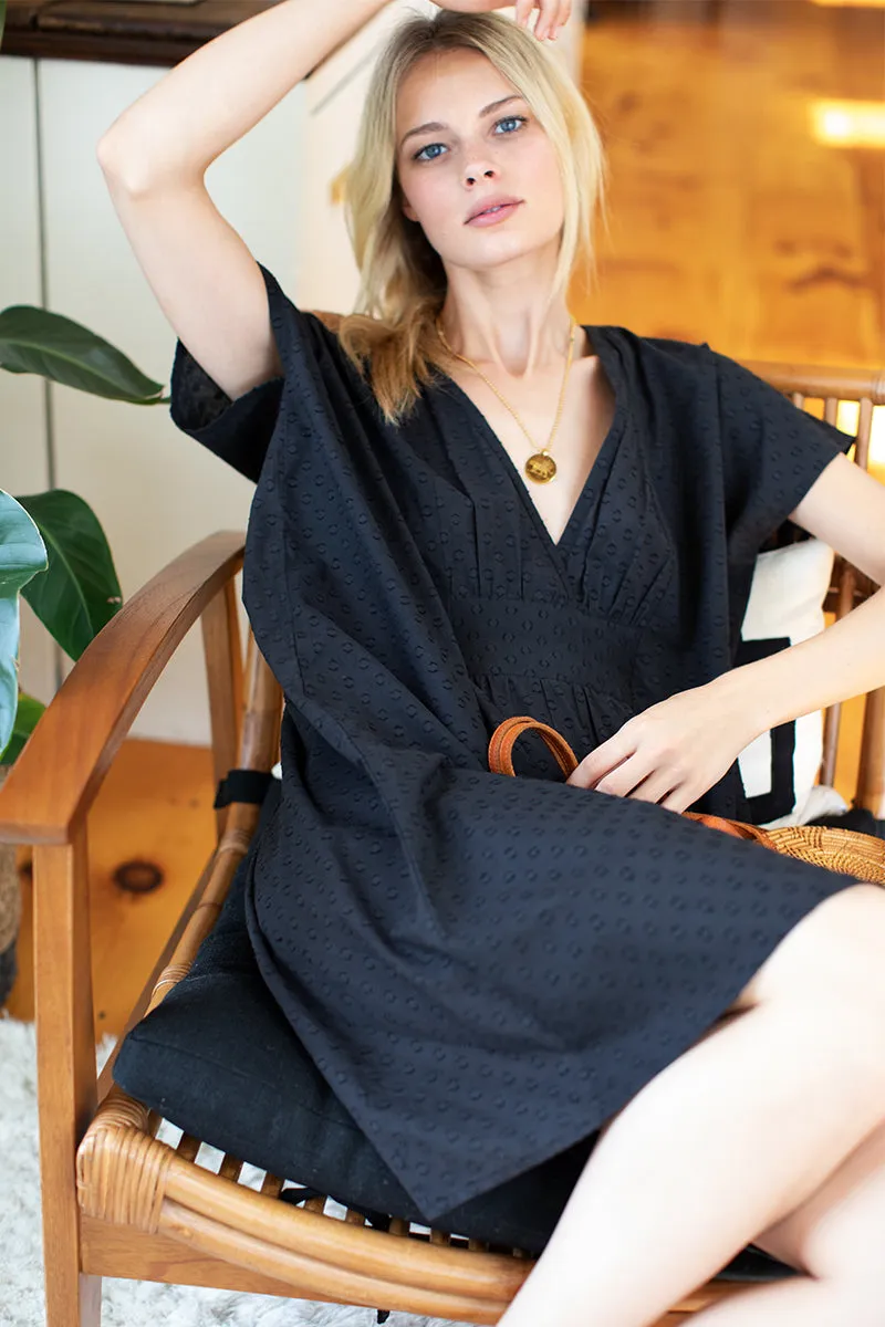 Francina Caftan Shortie - Black Dots sold by Emerson Fry product image thumbnail 5