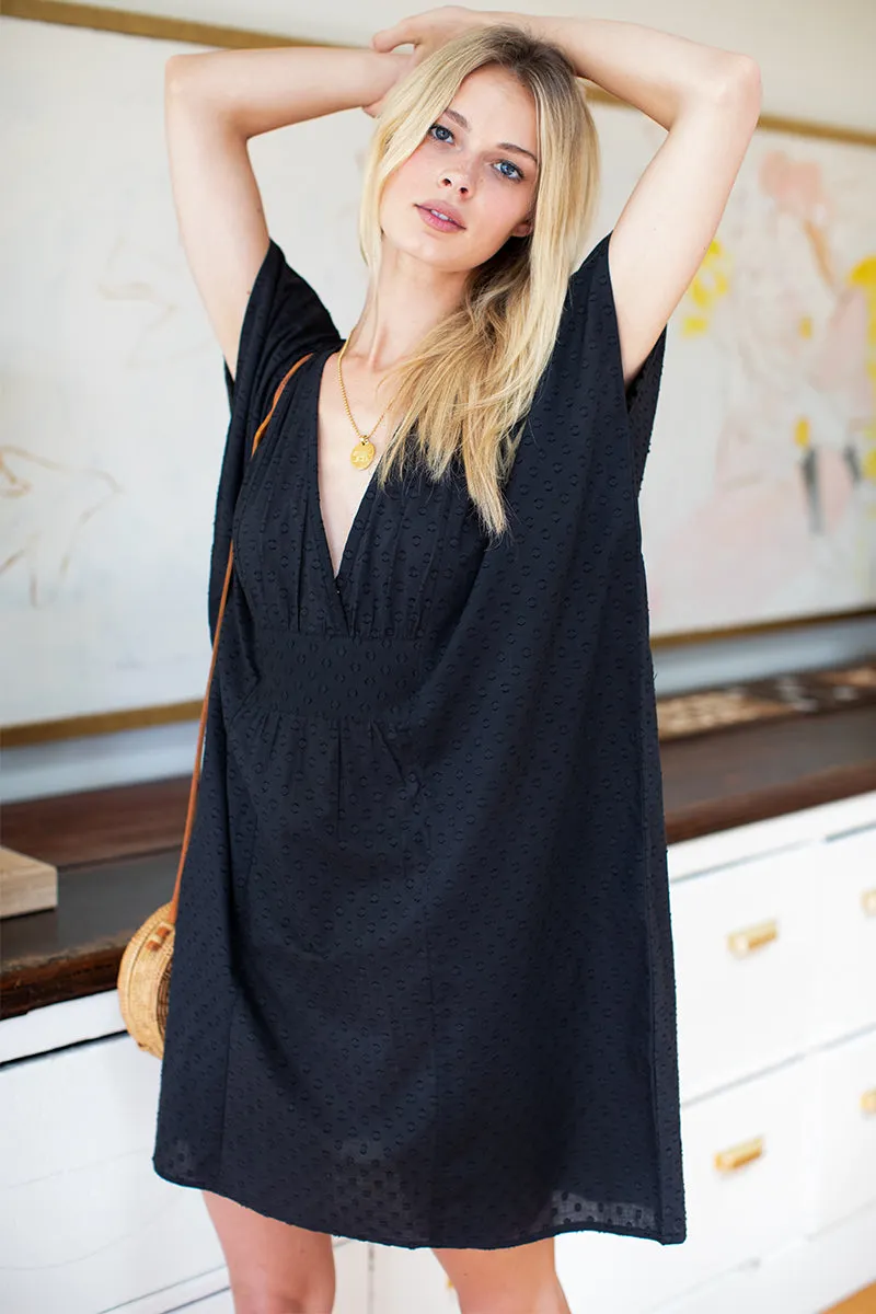 Francina Caftan Shortie - Black Dots sold by Emerson Fry product image thumbnail 2