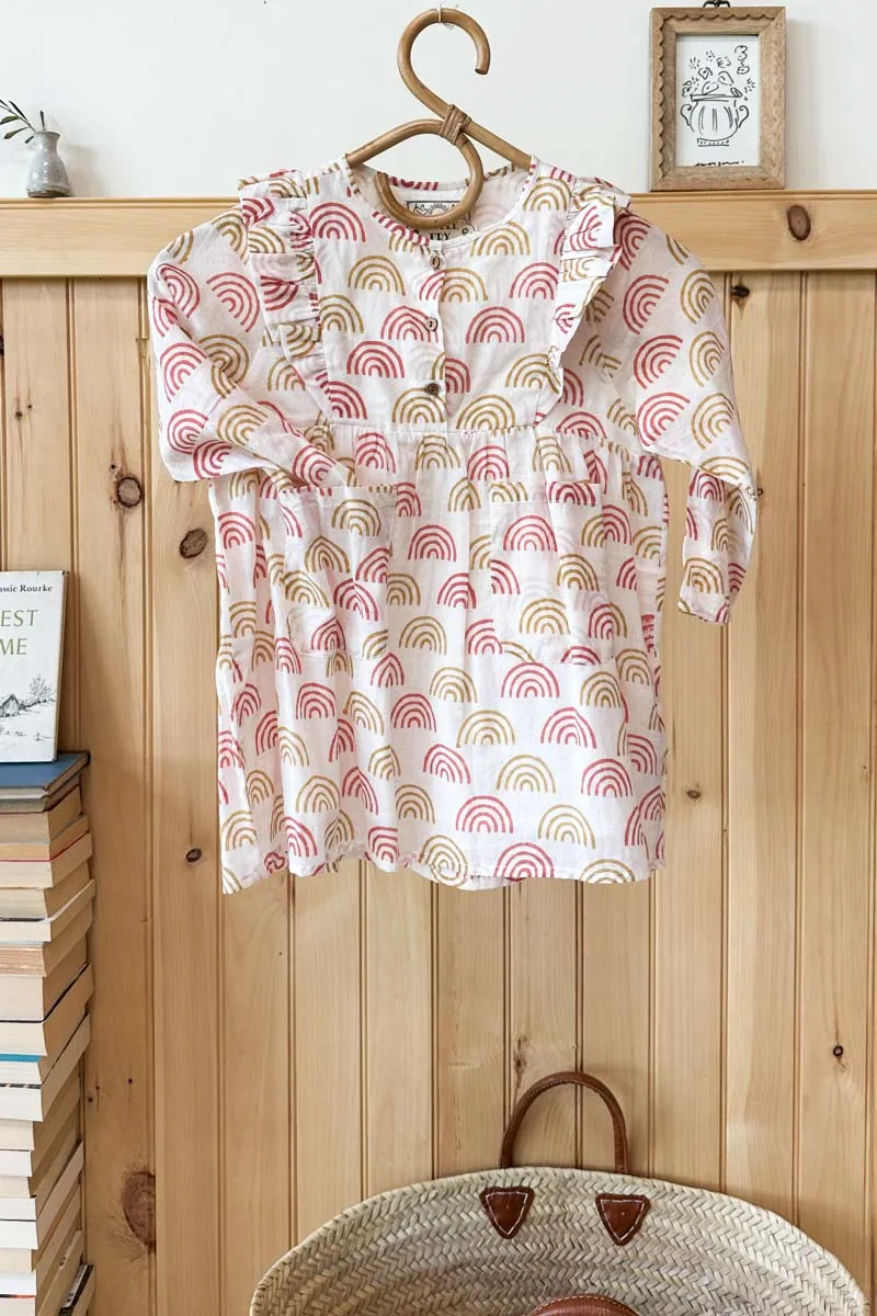 Little Fry Little Dress - Family Rainbow Organic sold by Emerson Fry