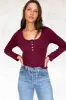 Bella Long Sleeve Knit Top - Heretic Organic sold by Emerson Fry
