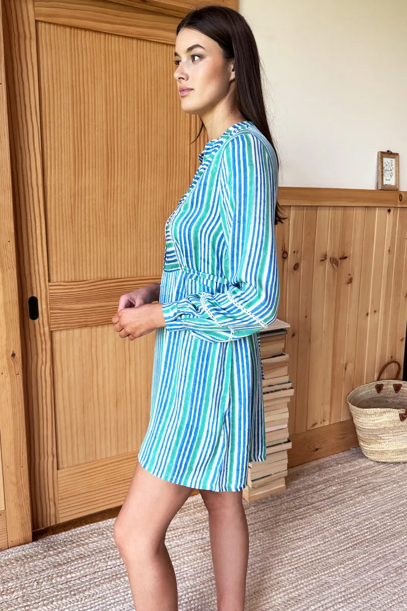 India Shirtdress - Market Stripe Sea sold by Emerson Fry product image thumbnail 5