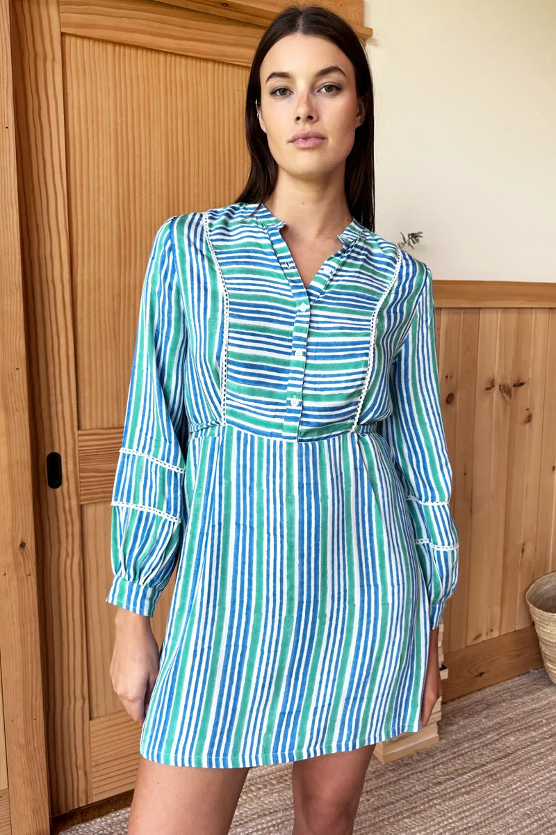 India Shirtdress - Market Stripe Sea sold by Emerson Fry product image thumbnail 3