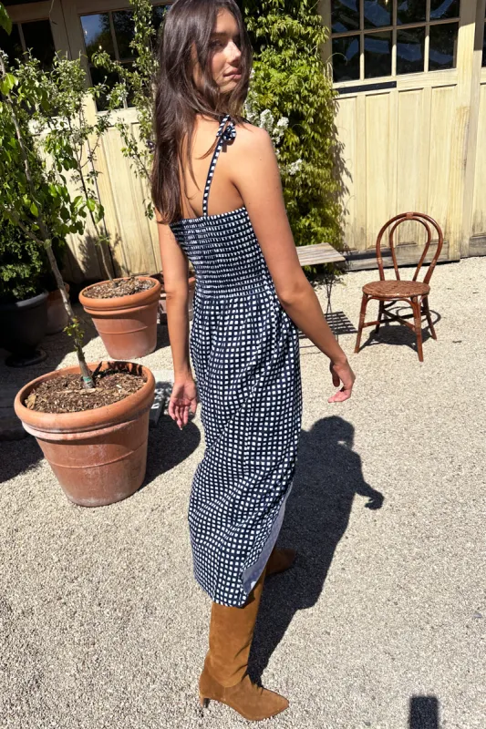 Santiago Sundress - Maritime Gingham Organic sold by Emerson Fry