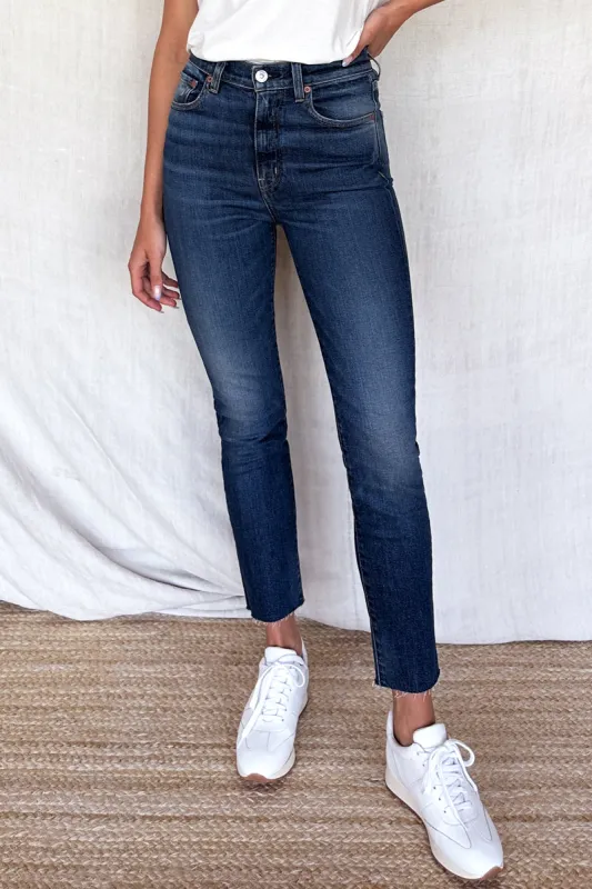 Tower High Pencil - Indigo sold by Emerson Fry