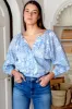 Frances Blouse - Arbor Blissful Blue Organic sold by Emerson Fry