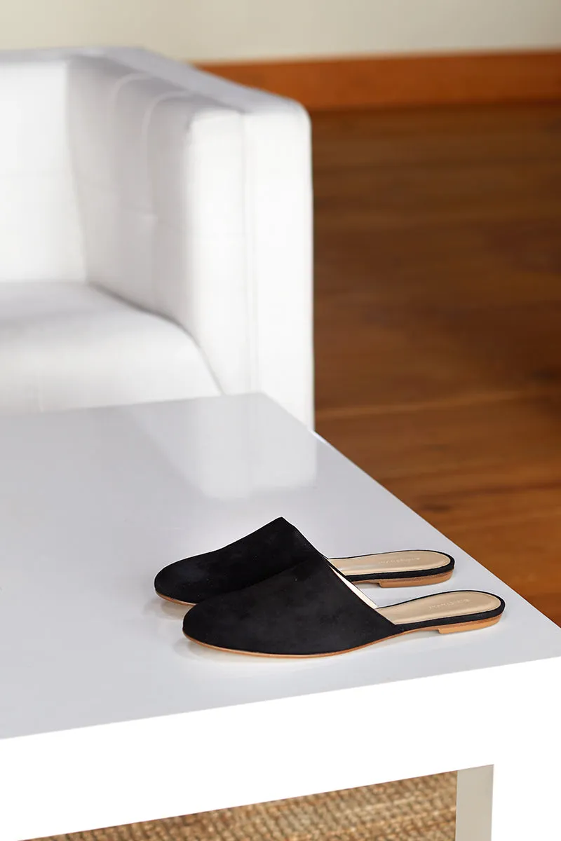Emerson Slides - Black Suede sold by Emerson Fry