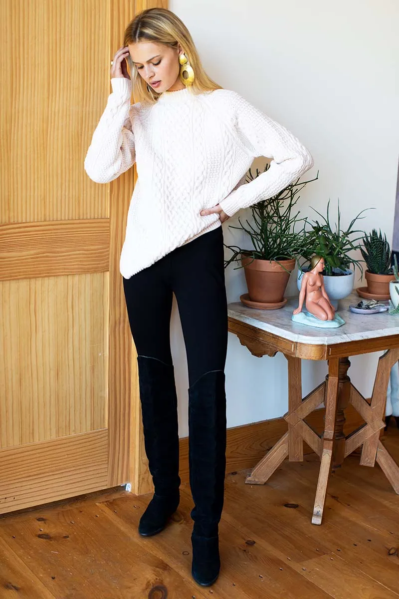 Layering Pant 3 - Black Ponte sold by Emerson Fry product image thumbnail 4