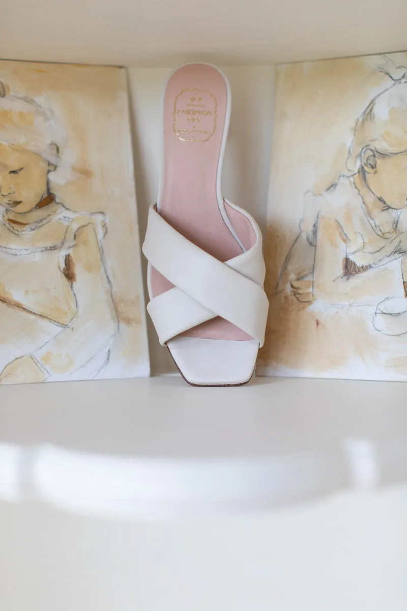 Cross Mule - White Leather sold by Emerson Fry product image thumbnail 2