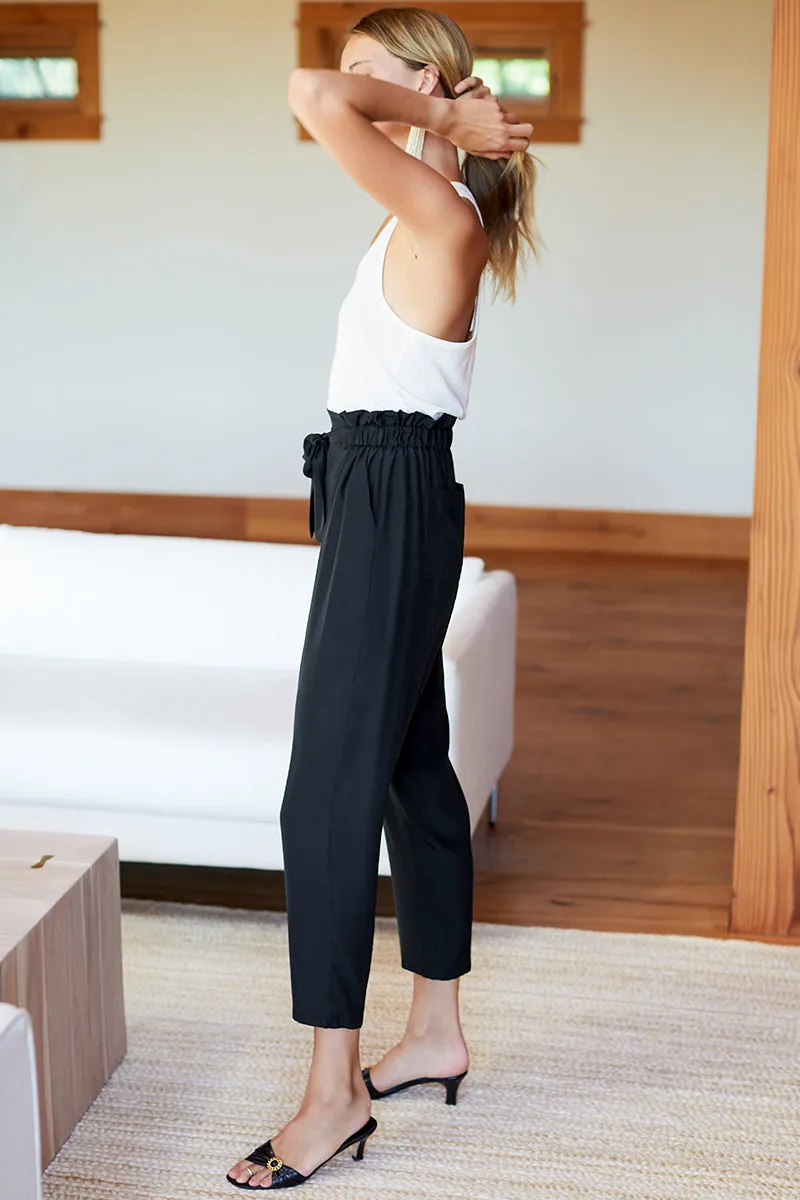 Paris Pant - Black Silk sold by Emerson Fry product image thumbnail 3