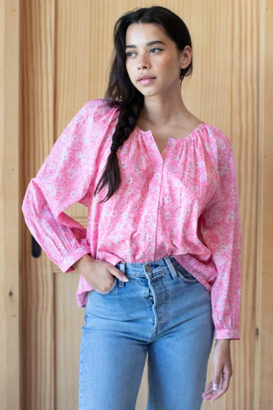 Frances Blouse - Crocus Peach Organic sold by Emerson Fry
