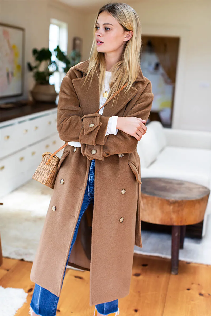 Thompson Coat - Camel Mohair sold by Emerson Fry product image thumbnail 5
