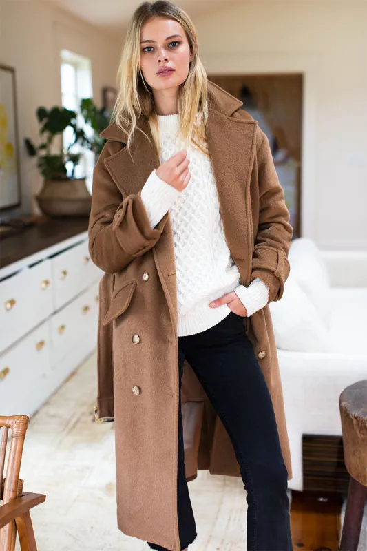 Thompson Coat  - Camel Mohair sold by Emerson Fry