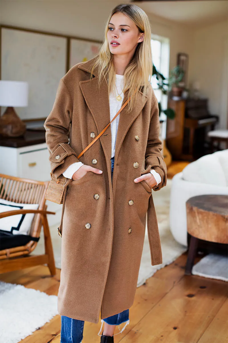 Thompson Coat - Camel Mohair sold by Emerson Fry product image thumbnail 3