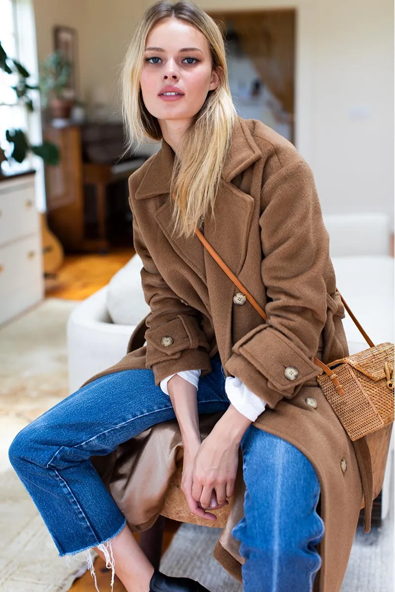Thompson Coat - Camel Mohair sold by Emerson Fry product image thumbnail 2