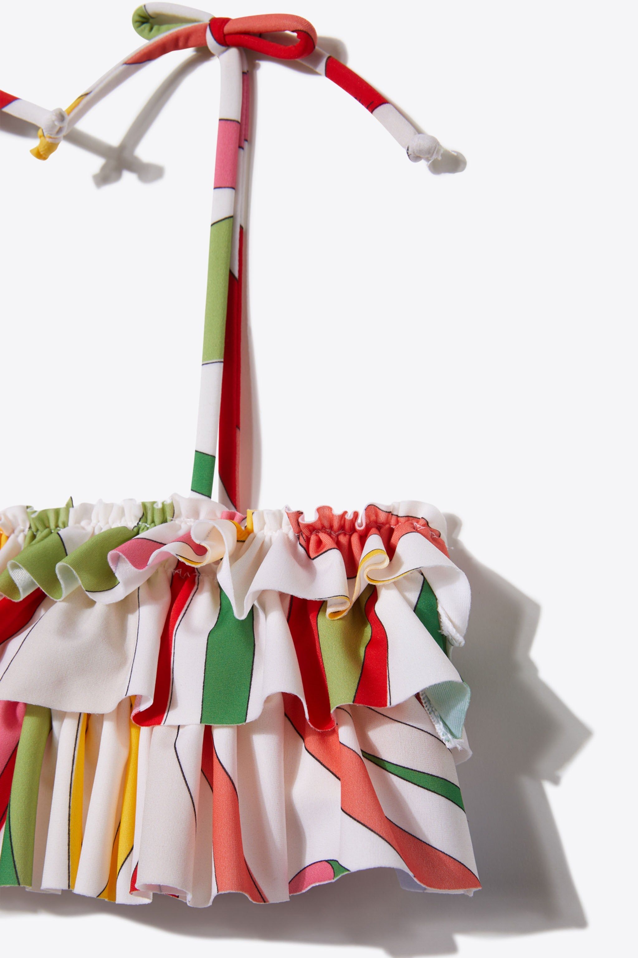 Marmo-Print Ruffled Bikini sold by Emilio Pucci product image thumbnail 2