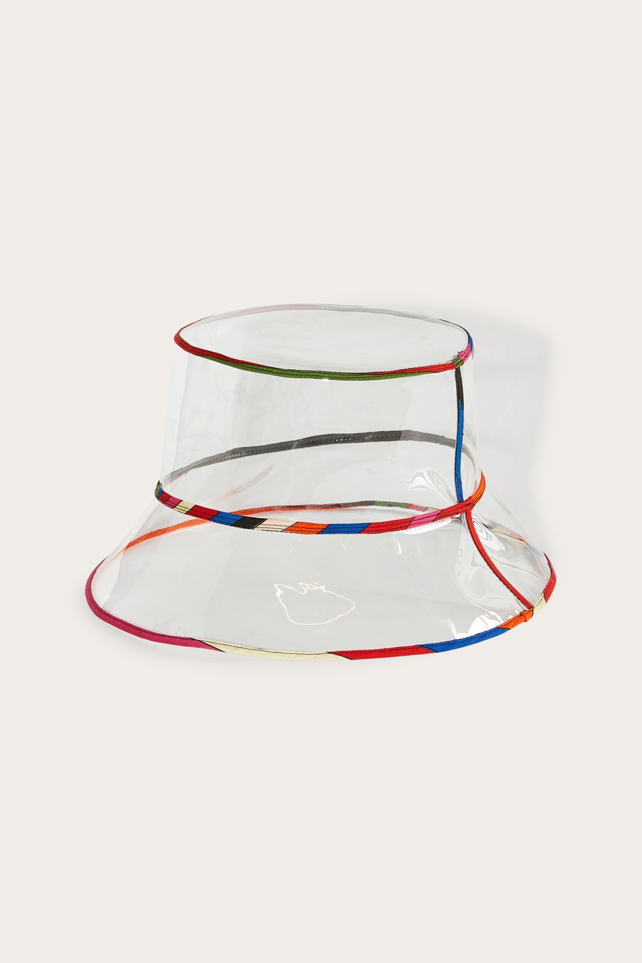Cappello da pescatore trasparente con finiture Iride sold by Emilio Pucci