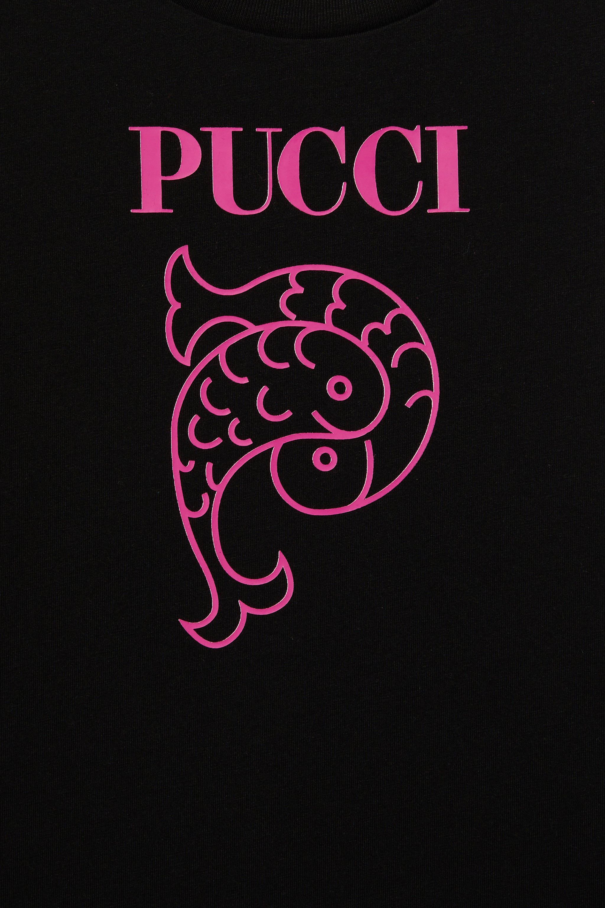 Logo-Print Cotton T-Shirt sold by Emilio Pucci product image thumbnail 3