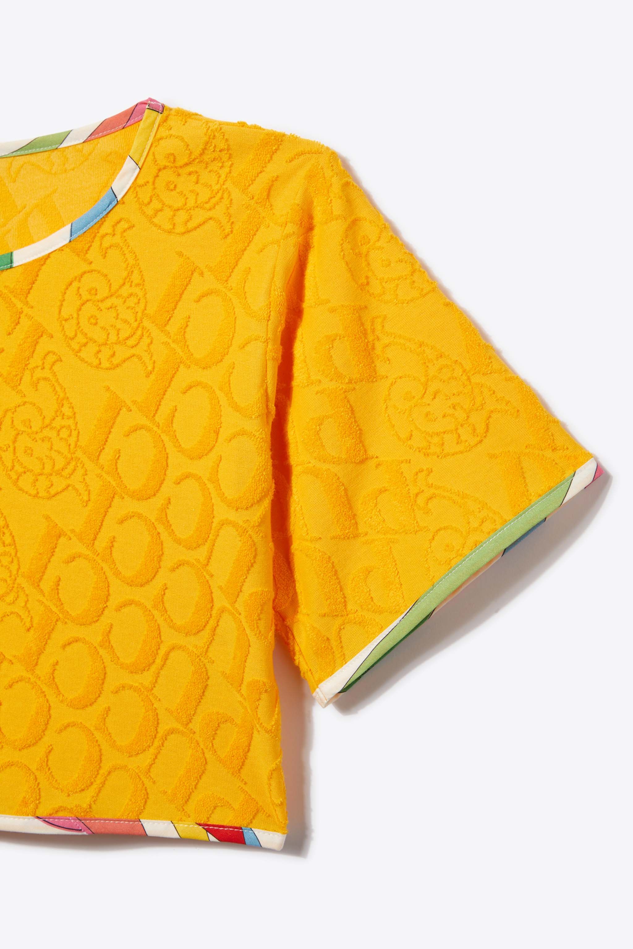 Logo-Jacquard Crop Top sold by Emilio Pucci product image thumbnail 3