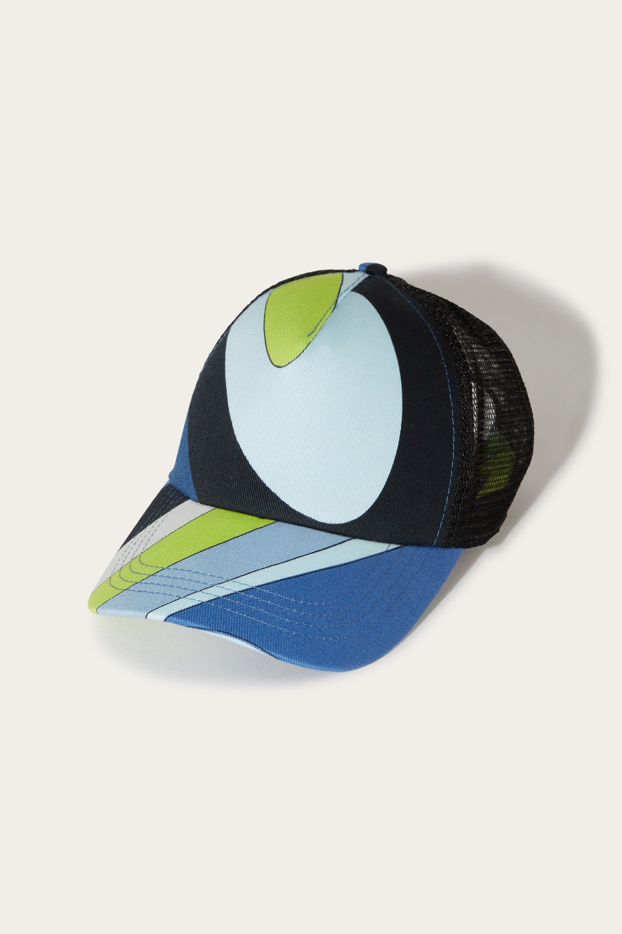 Cappello da baseball in mesh con stampa Marmo sold by Emilio Pucci