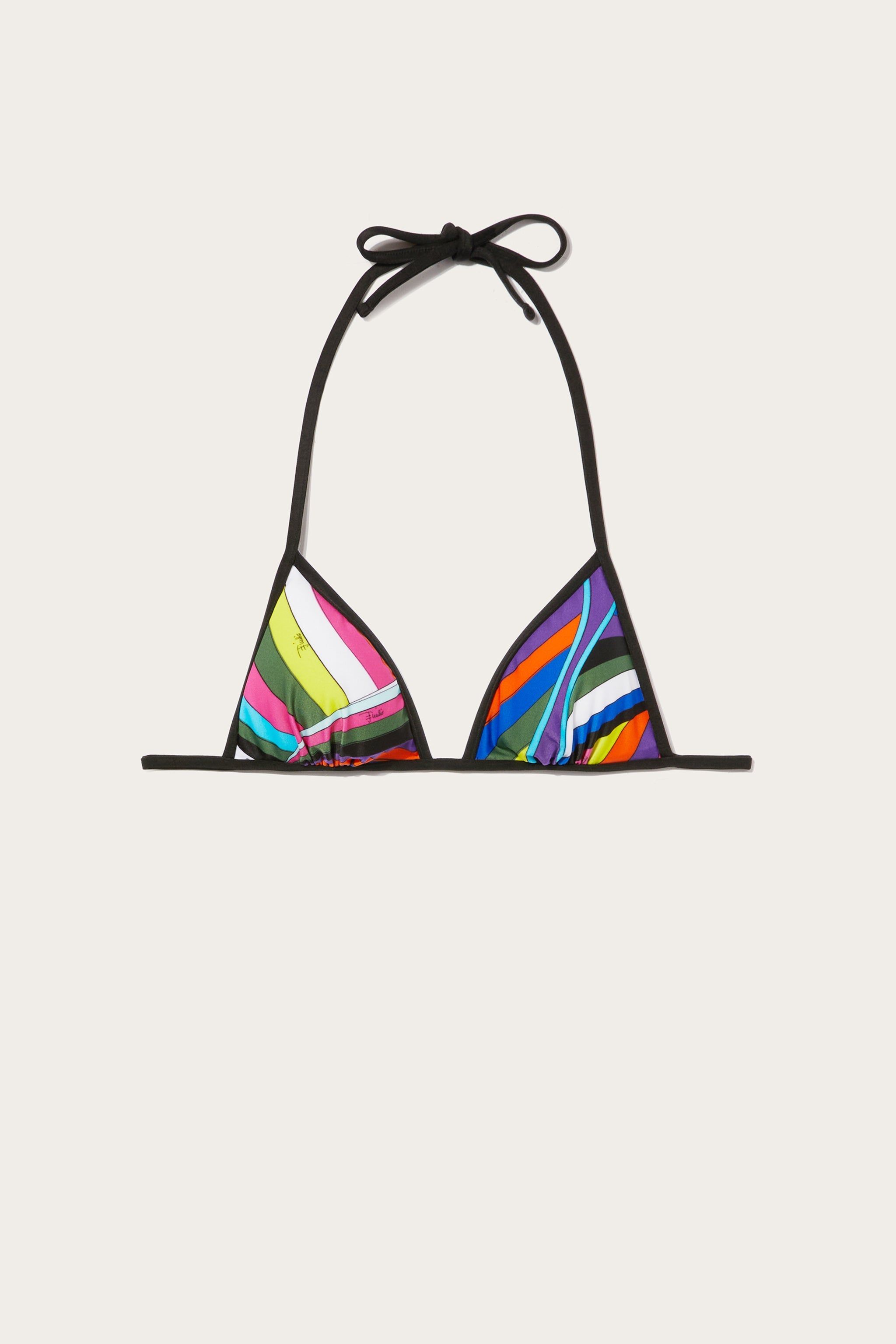 Top bikini con stampa Iride sold by Emilio Pucci