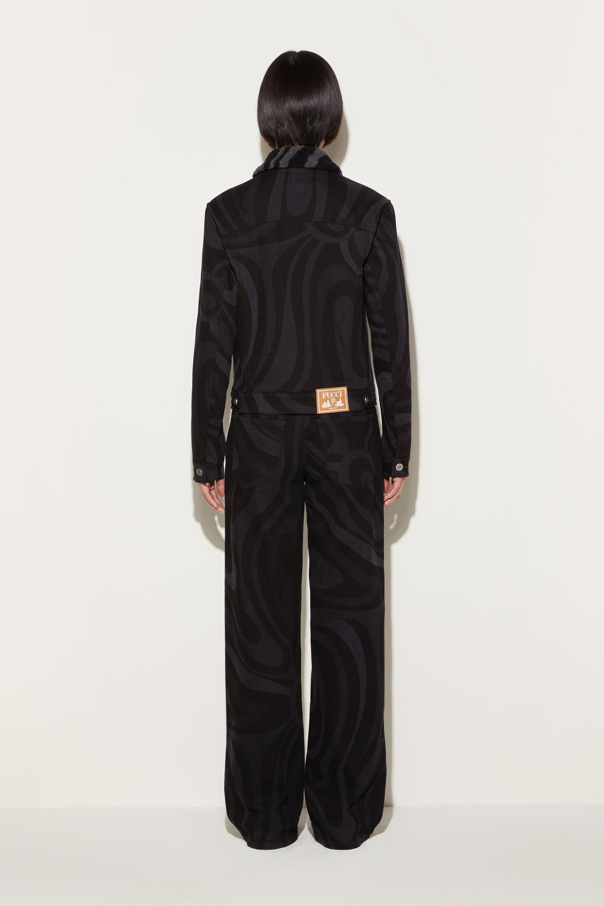 Giacca in denim con stampa Marmo sold by Emilio Pucci product image thumbnail 4